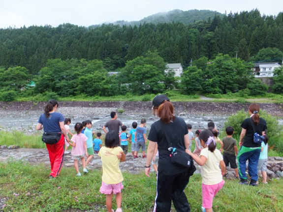 園外でのお泊り保育